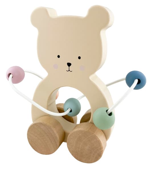 C2532 Rulldjur Teddy m kulram-image